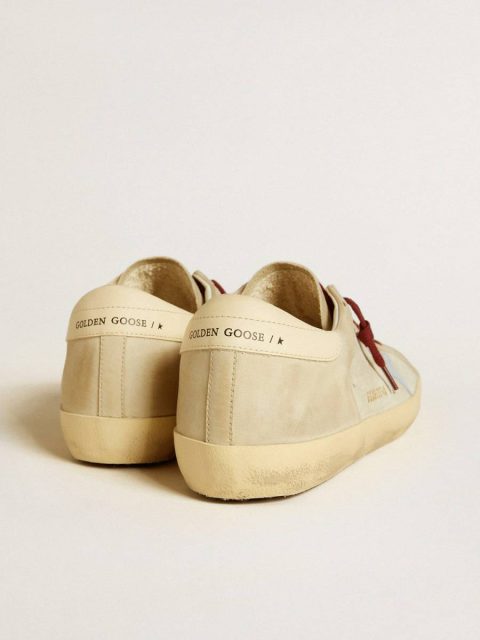 Men Golden Goose Super-Star In Suede And Nubuck With Leather Star And Heel Tab Super-Star - Image 4