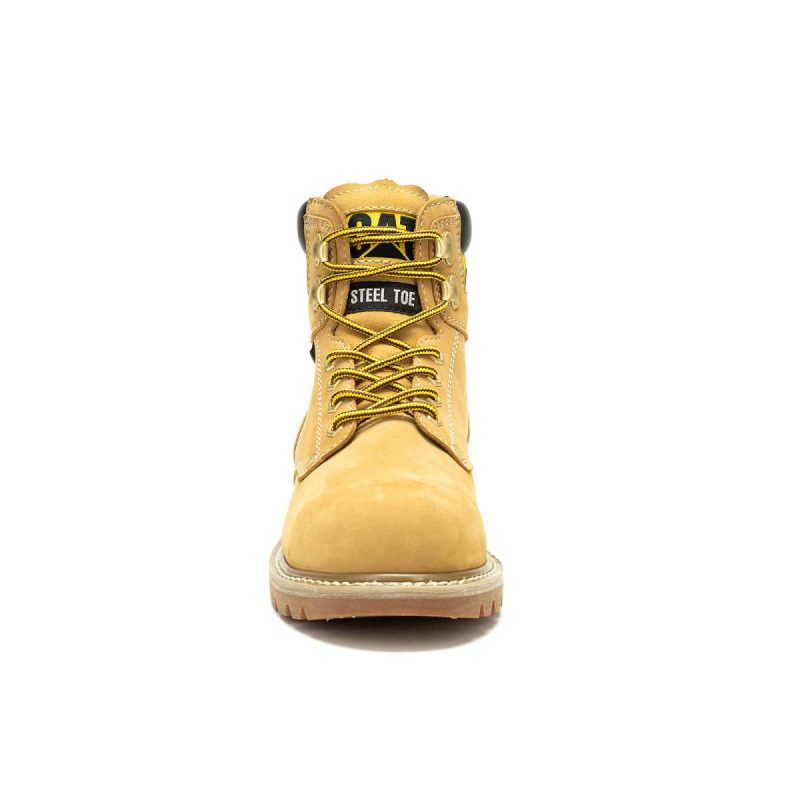 Men Honey Reset Boots Cat Men's Second Shift Waterproof Steel Toe Work Boot - Image 4
