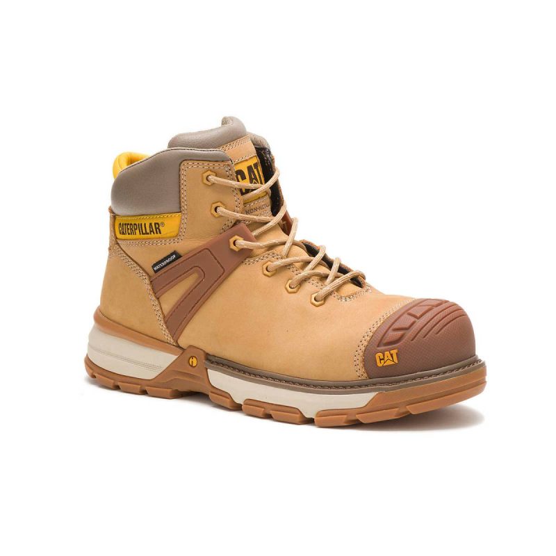 Men Honey Reset Boots Men's Excavator Superlite Waterproof Carbon Composite Toe Work Boot Cat - Image 3