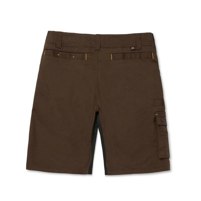 Men Men's Operator Flex Short Cat Brown Pants - Image 5