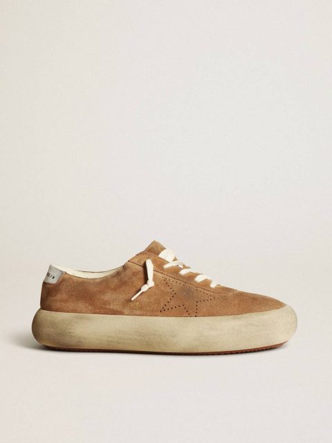 Men Men's Space-Star In Tobacco-Colored Suede Space-Star Golden Goose