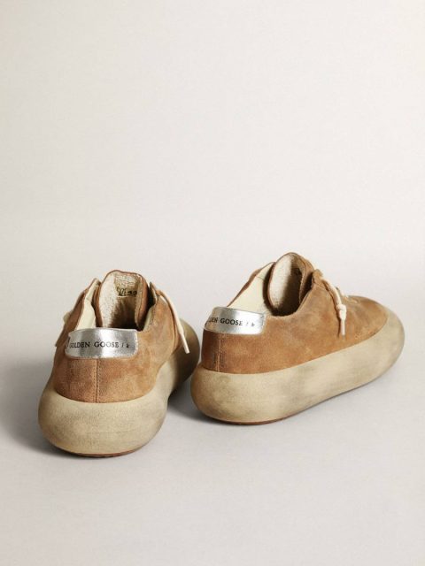 Men Men's Space-Star In Tobacco-Colored Suede Space-Star Golden Goose - Image 5