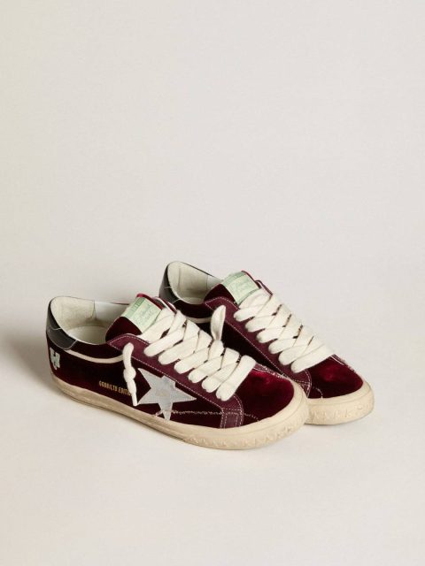 Men Men’s Super-Star Ltd In Velvet With Metallic Leather Star And Heel Tab Super-Star Golden Goose - Image 2