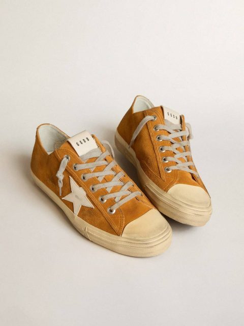 Men Men's V-Star Ltd In Camel Suede With A Milk-White Leather Star V-Star Golden Goose - Image 2