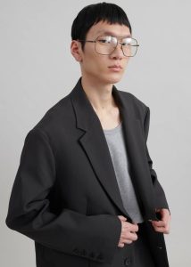 Men Outerwear Grey Beo Blazer - Dark Grey The Frankie Shop - Image 5