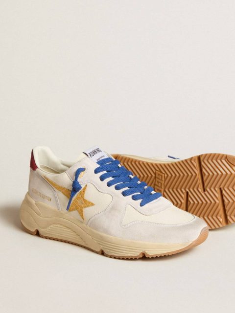 Men Running Sole Golden Goose Running Sole Ltd In Nappa With Leather Star And Suede Heel Tab - Image 3