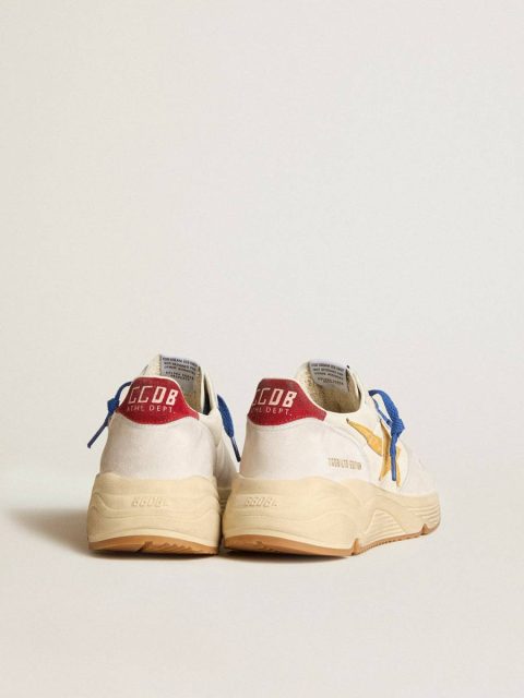 Men Running Sole Golden Goose Running Sole Ltd In Nappa With Leather Star And Suede Heel Tab - Image 4
