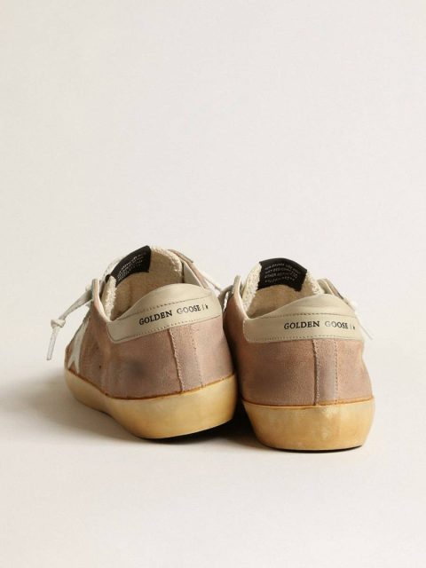Men Super-Star In Brown And Green Suede With White Nappa Leather Star Golden Goose Super-Star - Image 4