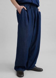 Men Tanner Denim Pants - Raw Wash Bottoms Blue The Frankie Shop - Image 5