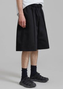 Men The Frankie Shop Black Adan Bermuda Shorts - Black Bottoms - Image 5