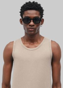 Men Tops Beige The Frankie Shop Samsøe Samsøe Salars Tank Top - Greige - Image 2