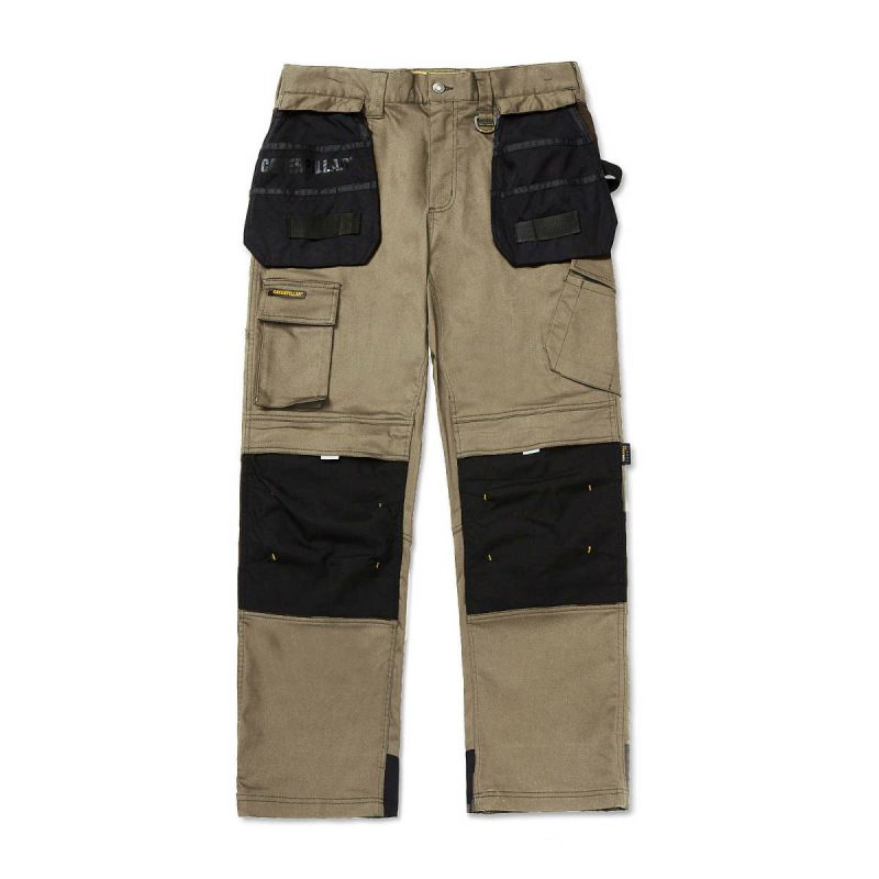 Men Waterproof Men's H2O Defender Pant Cat Dark Sand - Image 3