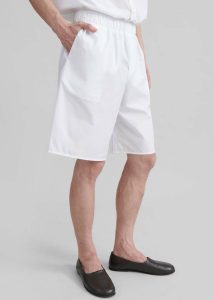 Men White Matthias Boxer Bermuda Shorts - White Bottoms The Frankie Shop - Image 2
