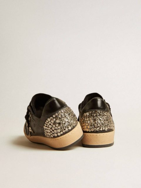 Men’s Ball Star Lab In Black Nappa With Studded Black Leather Star Golden Goose Men Ball Star - Image 4