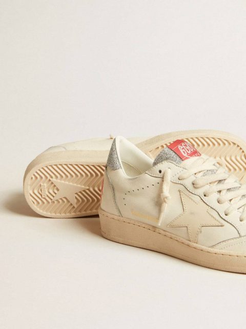 Men’s Ball Star Ltd In Nappa With White Star And Swarovski Crystal Heel Tab Golden Goose Men Ball Star - Image 4