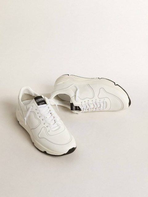 Men’s Bio-Based Running Sole With White Star And Heel Tab Men Running Sole Golden Goose - Image 2