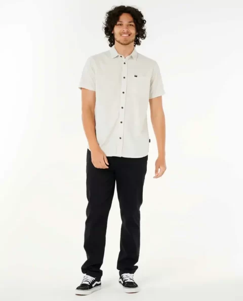 Mens Classic Surf Washed Short Sleeve Shirt Rip Curl Shirts & Flannels - Image 4
