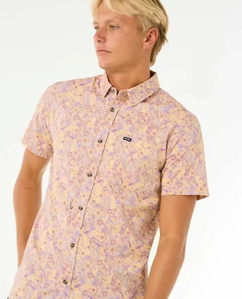 Mens Floral Reef Short Sleeve Shirt Shirts & Flannels Rip Curl