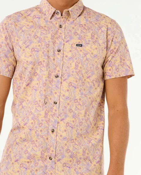 Mens Floral Reef Short Sleeve Shirt Shirts & Flannels Rip Curl - Image 5
