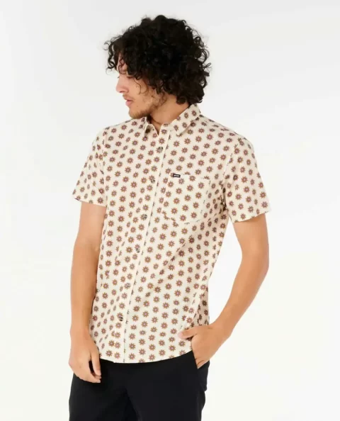 Mens Fun Times Ditsy Short Sleeve Shirt Rip Curl Shirts & Flannels - Image 3