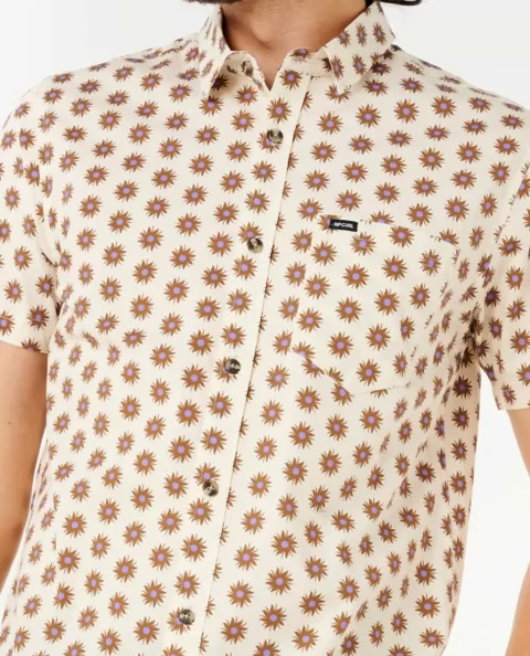 Mens Fun Times Ditsy Short Sleeve Shirt Rip Curl Shirts & Flannels - Image 5