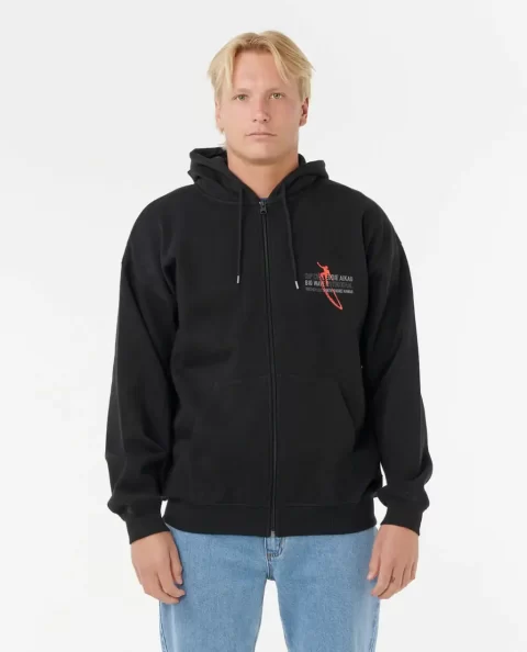 Mens Hoodies & Fleece Rip Curl Eddie Would Go Zip Through Hood - Image 5