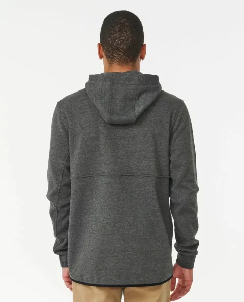 Mens Hoodies & Fleece Series Fleece In Charcoal Marle Departed Anti Rip Curl - Image 3