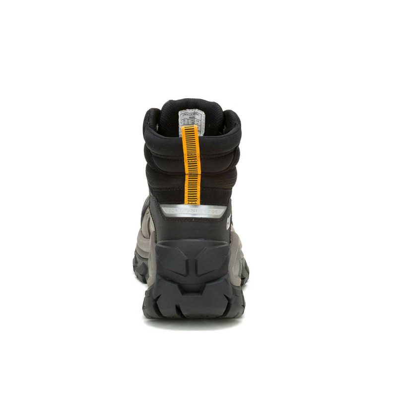 Men's Invader Max Waterproof Composite Toe Work Boot Boots Gargoyle Men Cat - Image 5