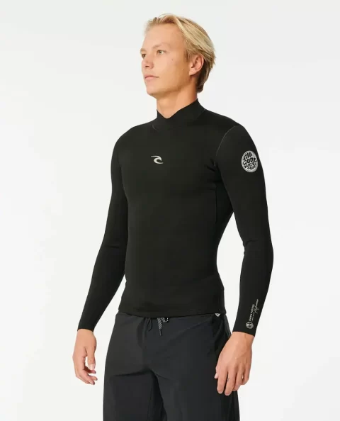 Mens Jackets Vests & Bottoms Dawn Patrol 1.5Mm Long Sleeve Wetsuit Jacket Rip Curl - Image 4