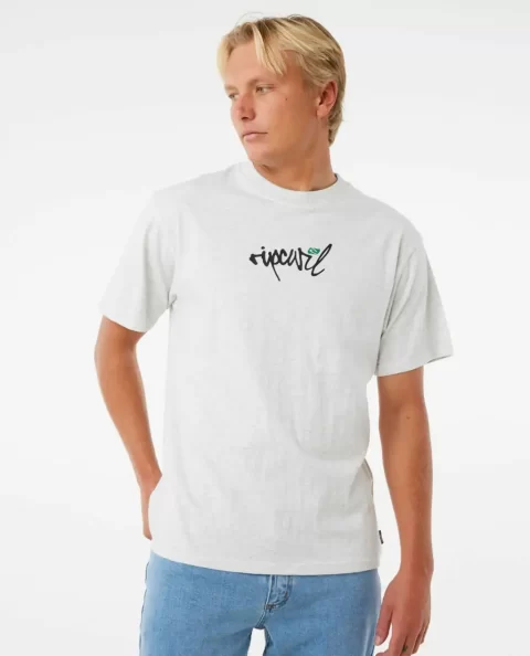 Mens Medina Script Tee Tees & Tanks Rip Curl