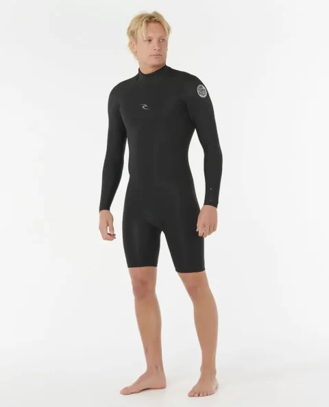 Mens Mens Dawn Patrol Long Sleeve Back Zip Springsuit Rip Curl Springsuits - Image 2