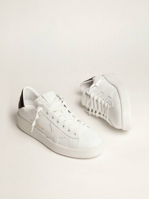 Men's Purestar With Leather Star And Black Leather Heel Tab Golden Goose Purestar Men - Image 2