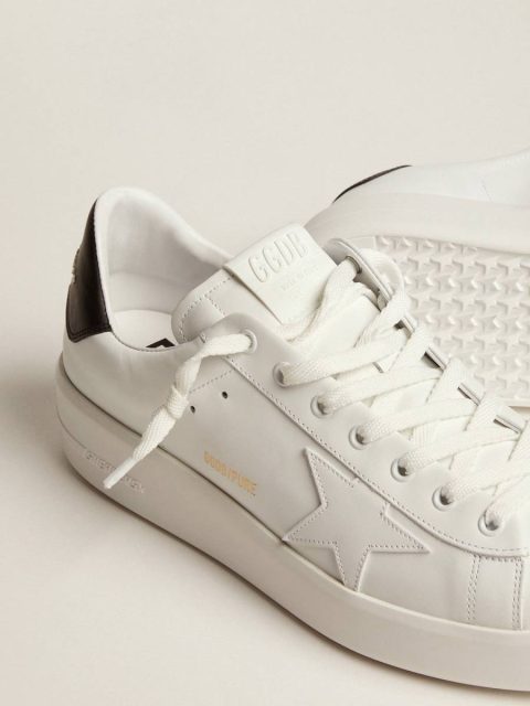 Men's Purestar With Leather Star And Black Leather Heel Tab Golden Goose Purestar Men - Image 4