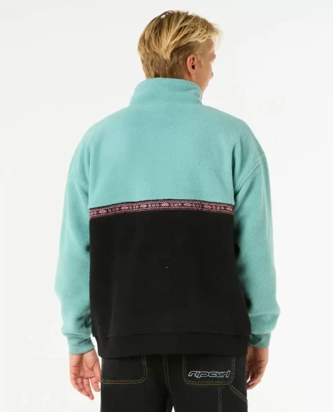 Mens Raw Energy Quarter Zip Polar Rip Curl Hoodies & Fleece - Image 3