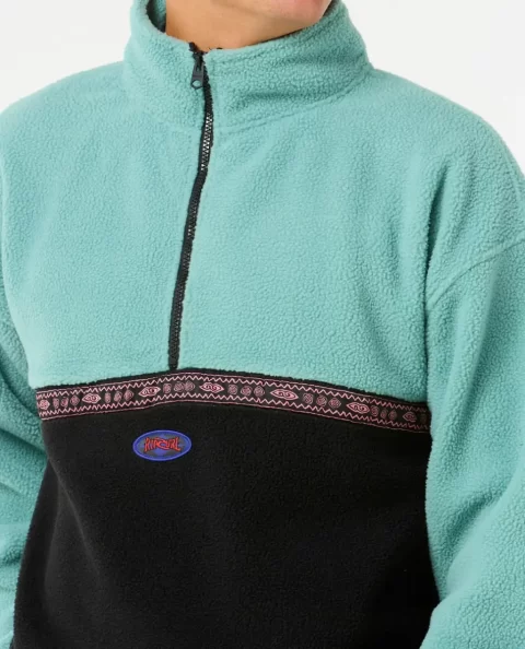 Mens Raw Energy Quarter Zip Polar Rip Curl Hoodies & Fleece - Image 5
