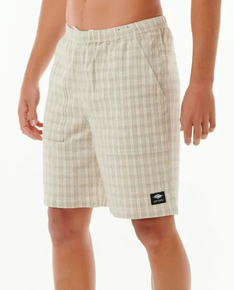 Mens Rip Curl Classic Surf 20" Check Walkshort Shorts - Image 2