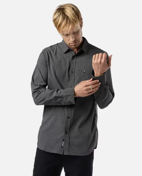 Mens Rip Curl Classic Surf Tech Long Sleeve Shirt Shirts & Flannels - Image 3