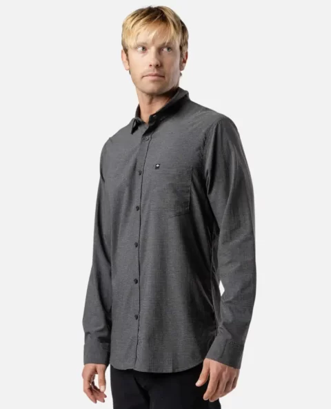 Mens Rip Curl Classic Surf Tech Long Sleeve Shirt Shirts & Flannels - Image 4