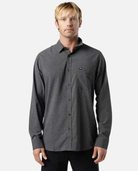 Mens Rip Curl Classic Surf Tech Long Sleeve Shirt Shirts & Flannels