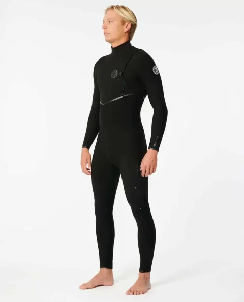 Mens Rip Curl Fullsuits E7 Flashbomb 4/3 Zip Free Fullsuit Wetsuit - Image 2