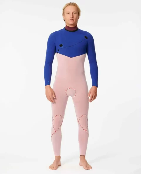 Mens Rip Curl Fullsuits E7 Flashbomb 4/3 Zip Free Fullsuit Wetsuit - Image 4