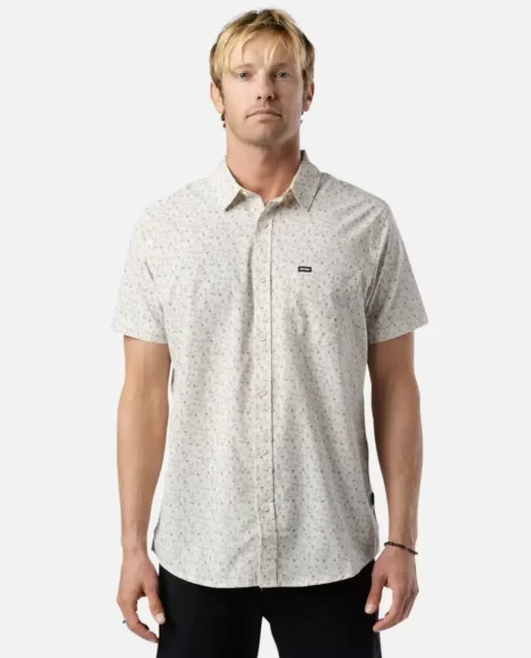 Mens Rip Curl Fun Times Tech Short Sleeve Shirt Shirts & Flannels