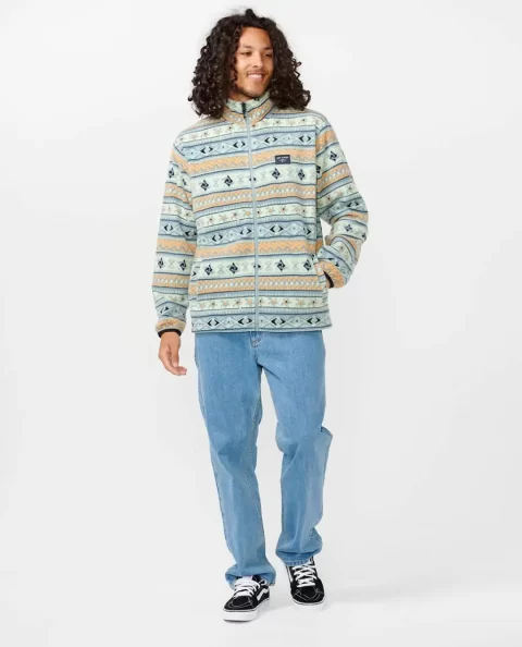 Mens Rip Curl Hoodies & Fleece Fun Times Polar Fleece - Image 4