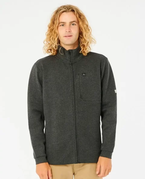 Mens Rip Curl Hoodies & Fleece Vaporcool Zip Through Crew