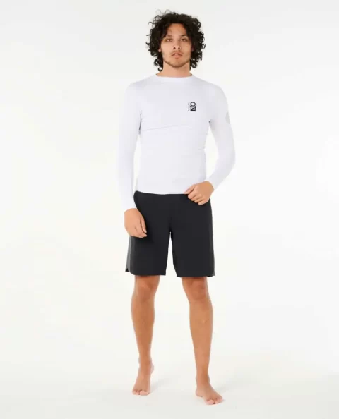 Mens Rip Curl Rash Guards Search Upf Performance Long Sleeve Rash Guard - Image 4