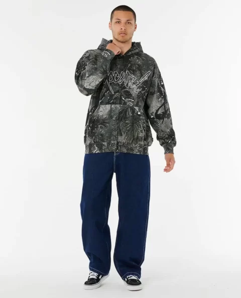 Mens Rip Curl Rip Script Camo Hood Hoodies & Fleece - Image 4