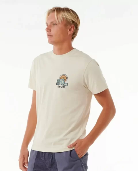 Mens Rip Curl Saltwater Culture Hazey Tee Tees & Tanks - Image 2