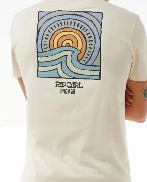 Mens Rip Curl Saltwater Culture Hazey Tee Tees & Tanks - Image 5
