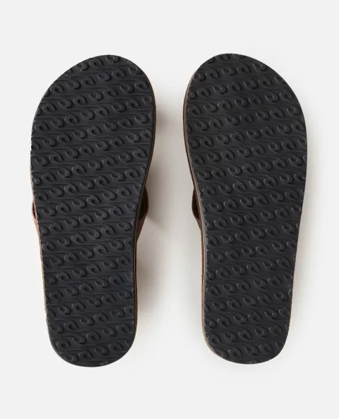 Mens Rip Curl Sandals Revival Leather Open Toe Sandal - Image 4