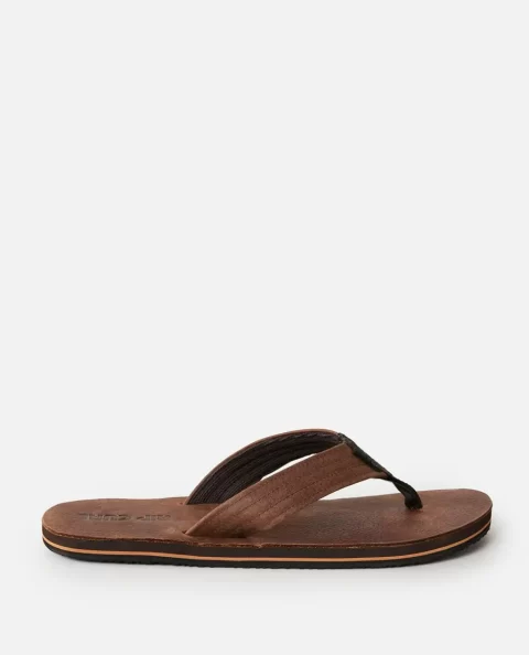 Mens Rip Curl Sandals Revival Leather Open Toe Sandal - Image 5